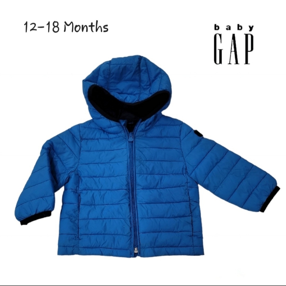 GAP Hooded Jacket 12-18 Months Tangerine